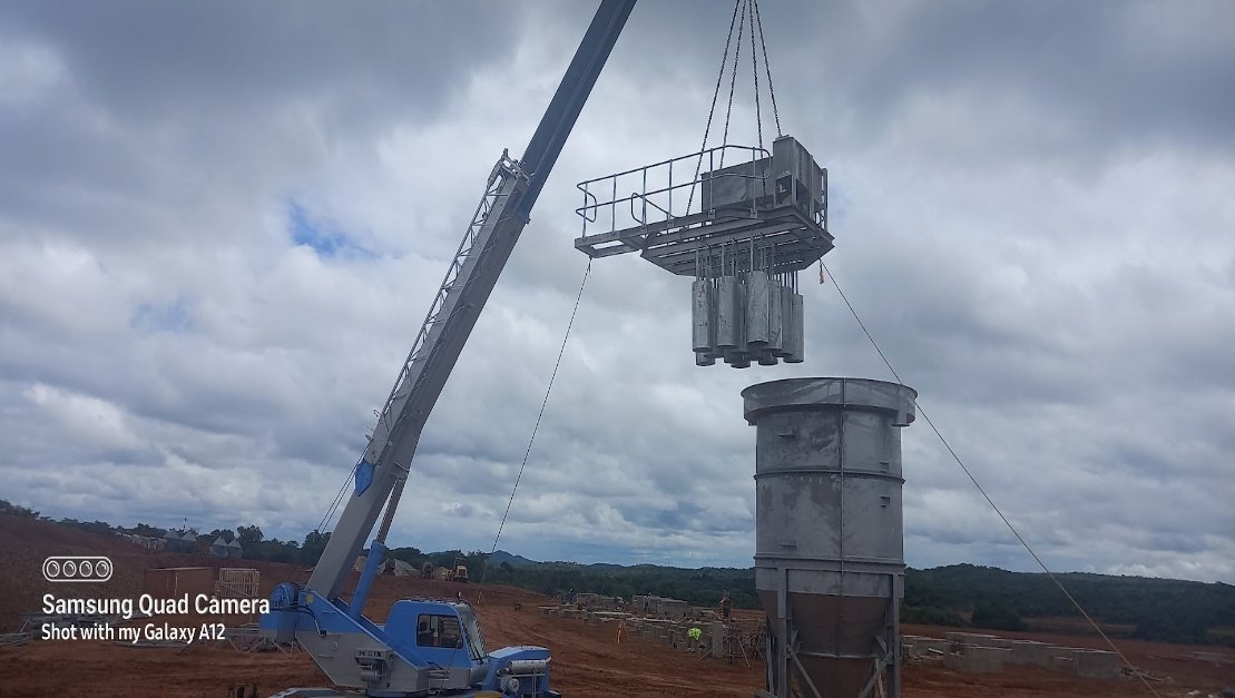 Industrial plant installation
